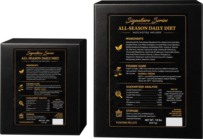 Sho Koi Signature Series All Season Daily Fish Food